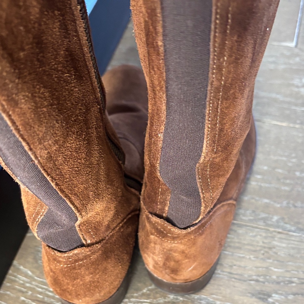 Frye Brown Suede Ankle Boots - Picture 10 of 15